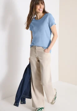 Basic T-Shirt mit Rundhals im 2er-Pack