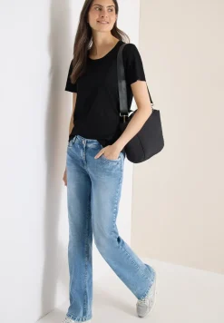 Basic T-Shirt mit Rundhals im 2er-Pack