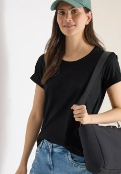 Basic T-Shirt mit Rundhals im 2er-Pack