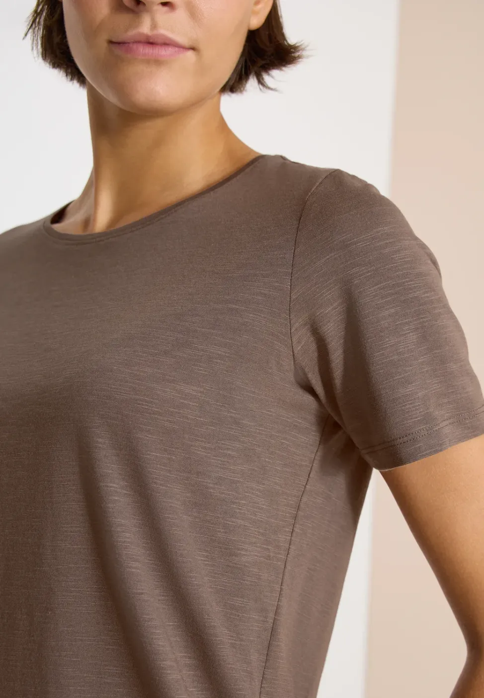 Basic T-Shirt mit Rundhals im 2er-Pack