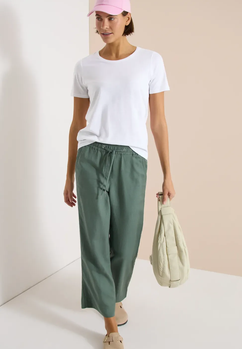 Basic T-Shirt mit Rundhals im 2er-Pack