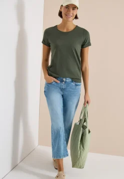 Basic T-Shirt mit Rundhals im 2er-Pack