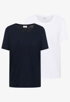 Basic T-Shirt mit Rundhals im 2er-Pack