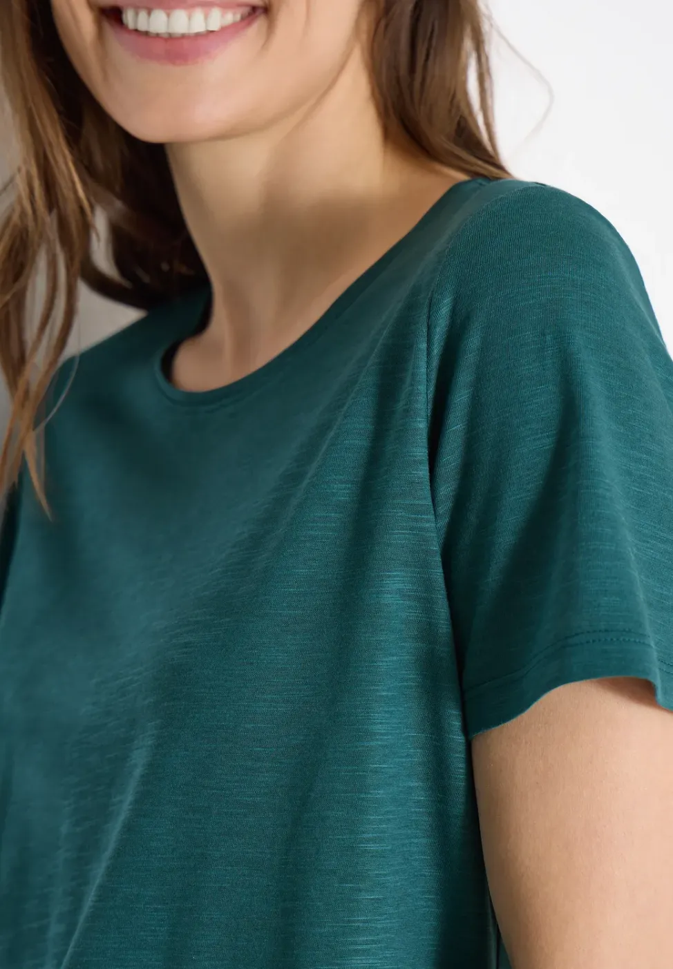 Basic T-Shirt mit Rundhals im 2er-Pack