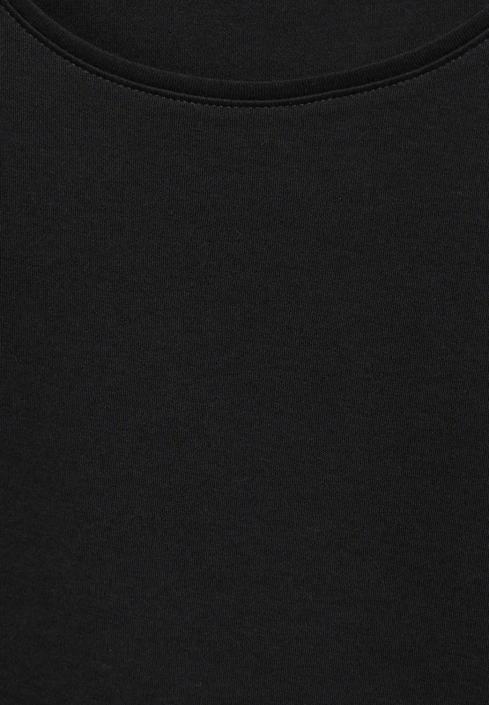 Basic T-Shirt mit Rundhals in Unifarbe
