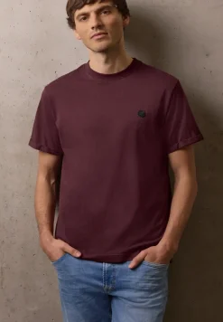 Basic T-Shirt mit Rundhals und Turn-Up