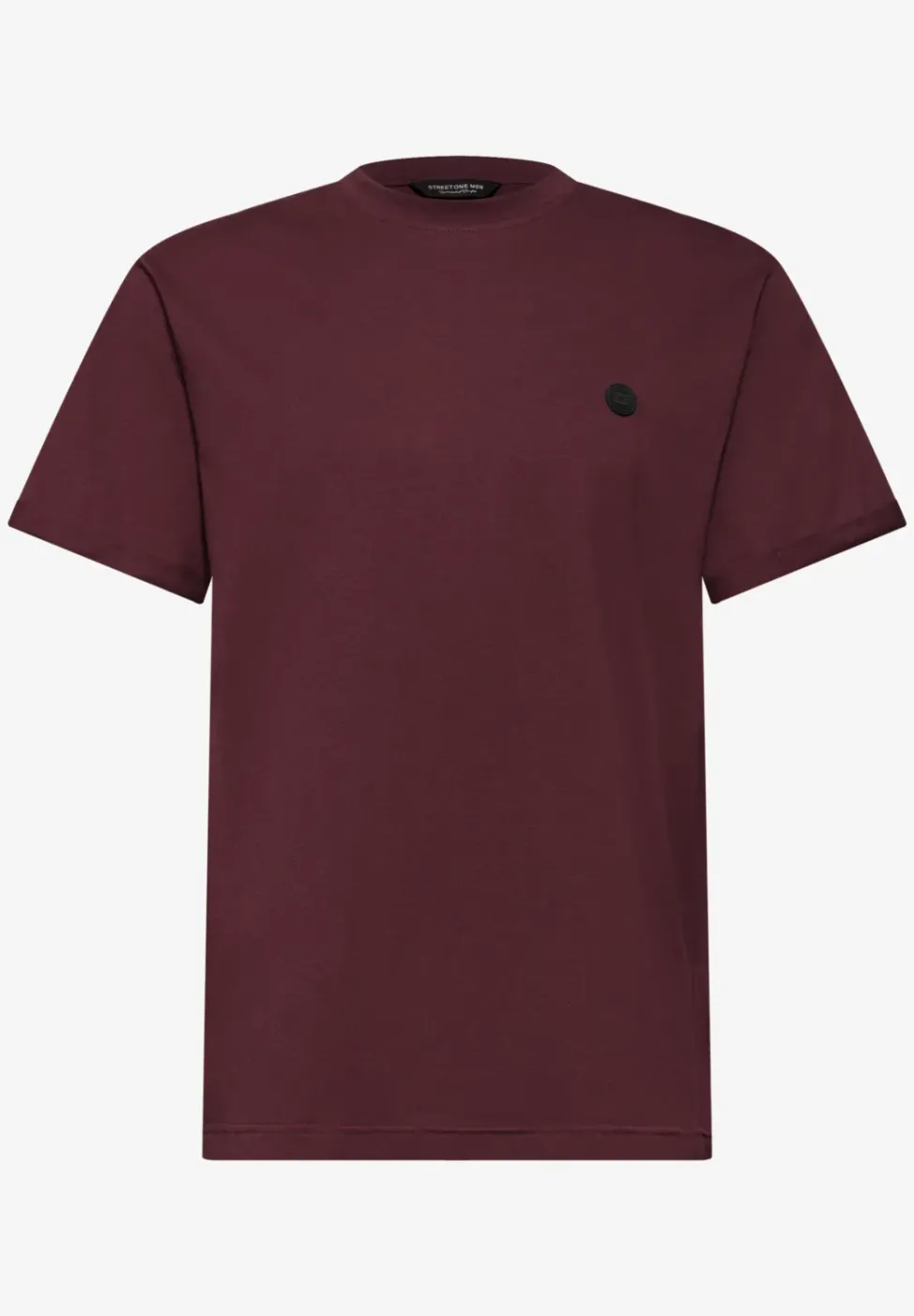 Basic T-Shirt mit Rundhals und Turn-Up