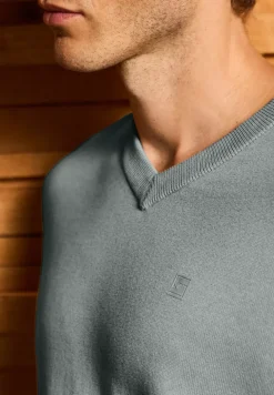Basic V-Neck Strickpullover