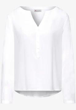 Basic Bluse in Unifarbe