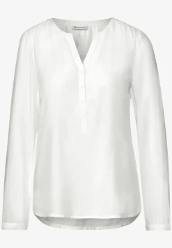Basic Bluse in Unifarbe