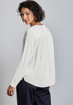 Basic Bluse in Unifarbe