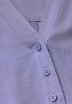Basic Bluse in Unifarbe