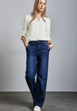 Basic Bluse in Unifarbe