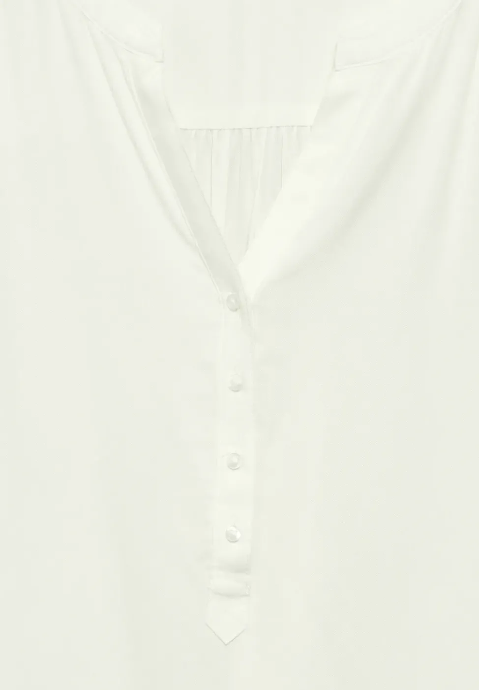 Basic Bluse in Unifarbe