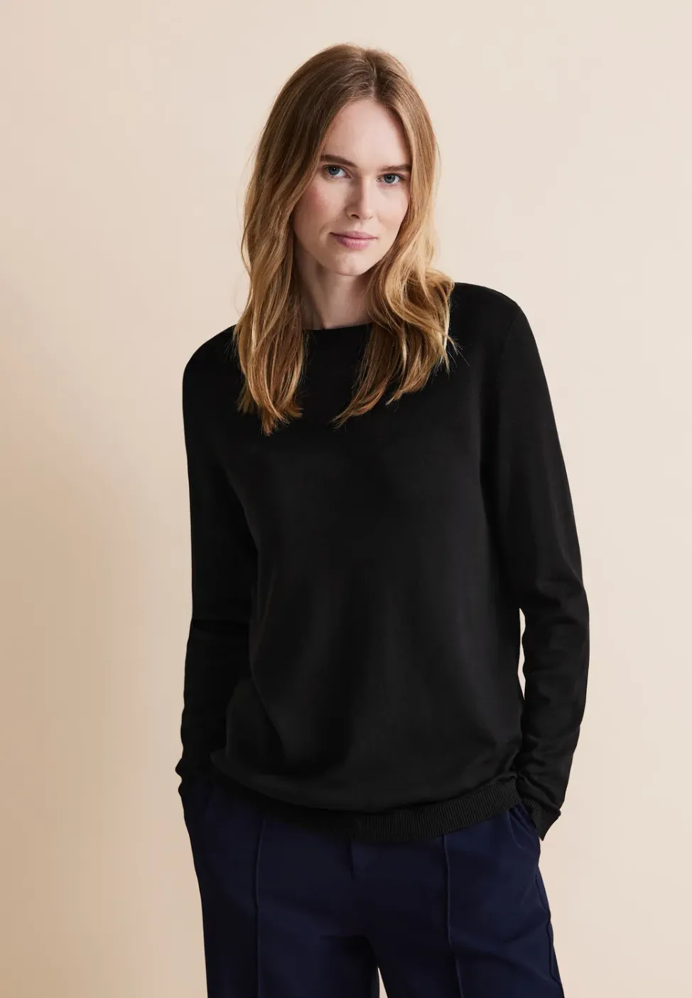 Basic Feinstrickpullover