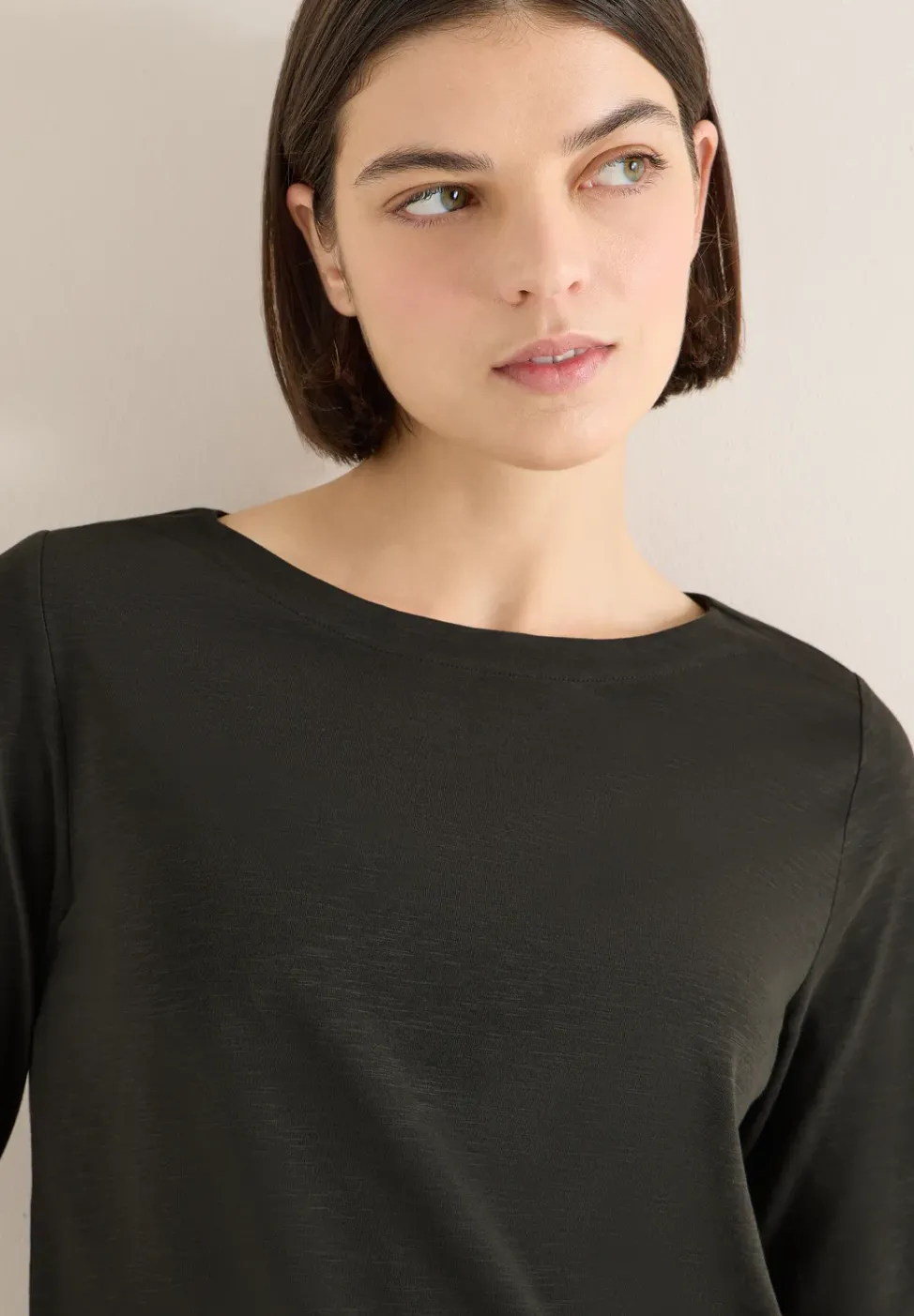Basic Langarmshirt