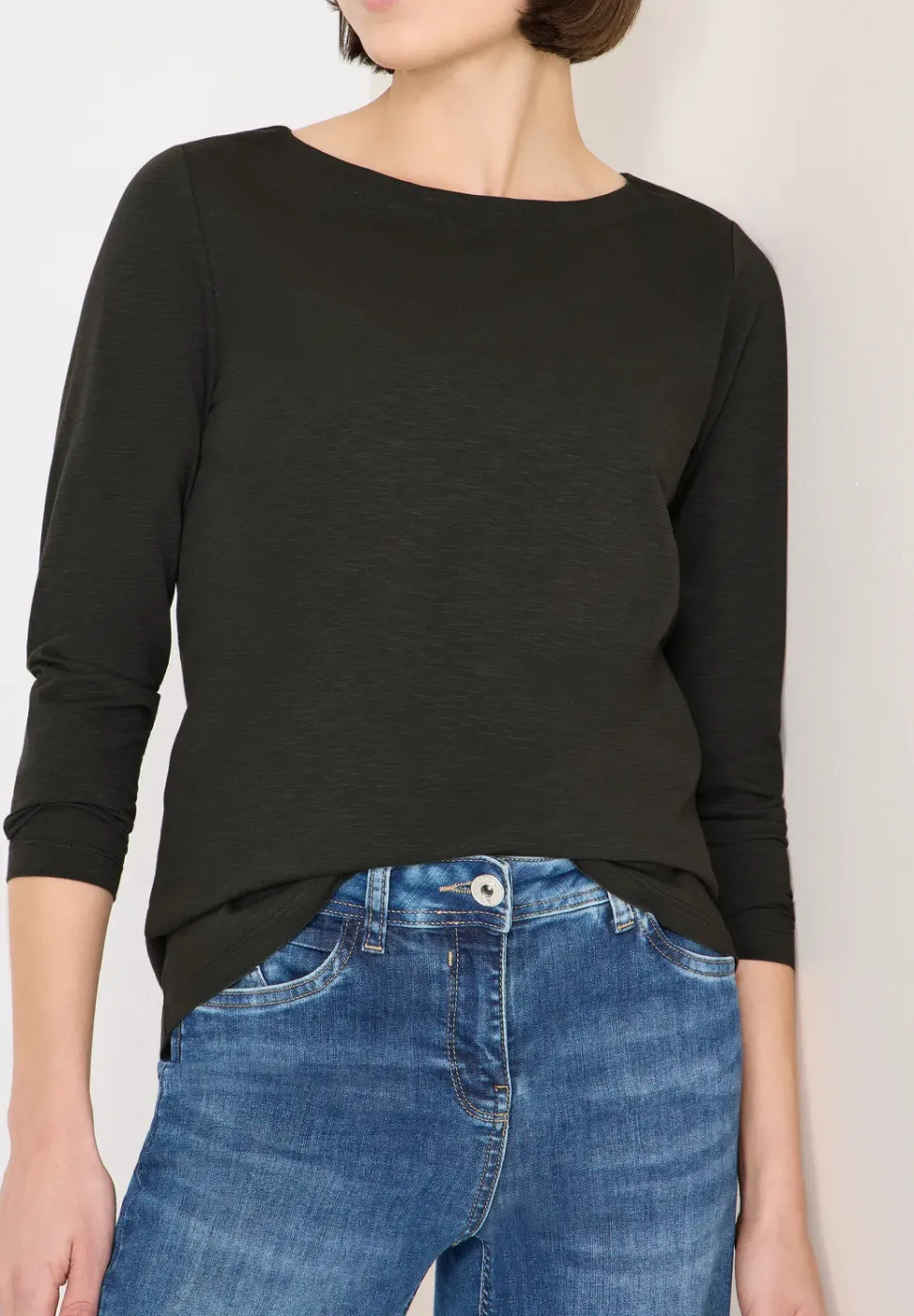 Basic Langarmshirt