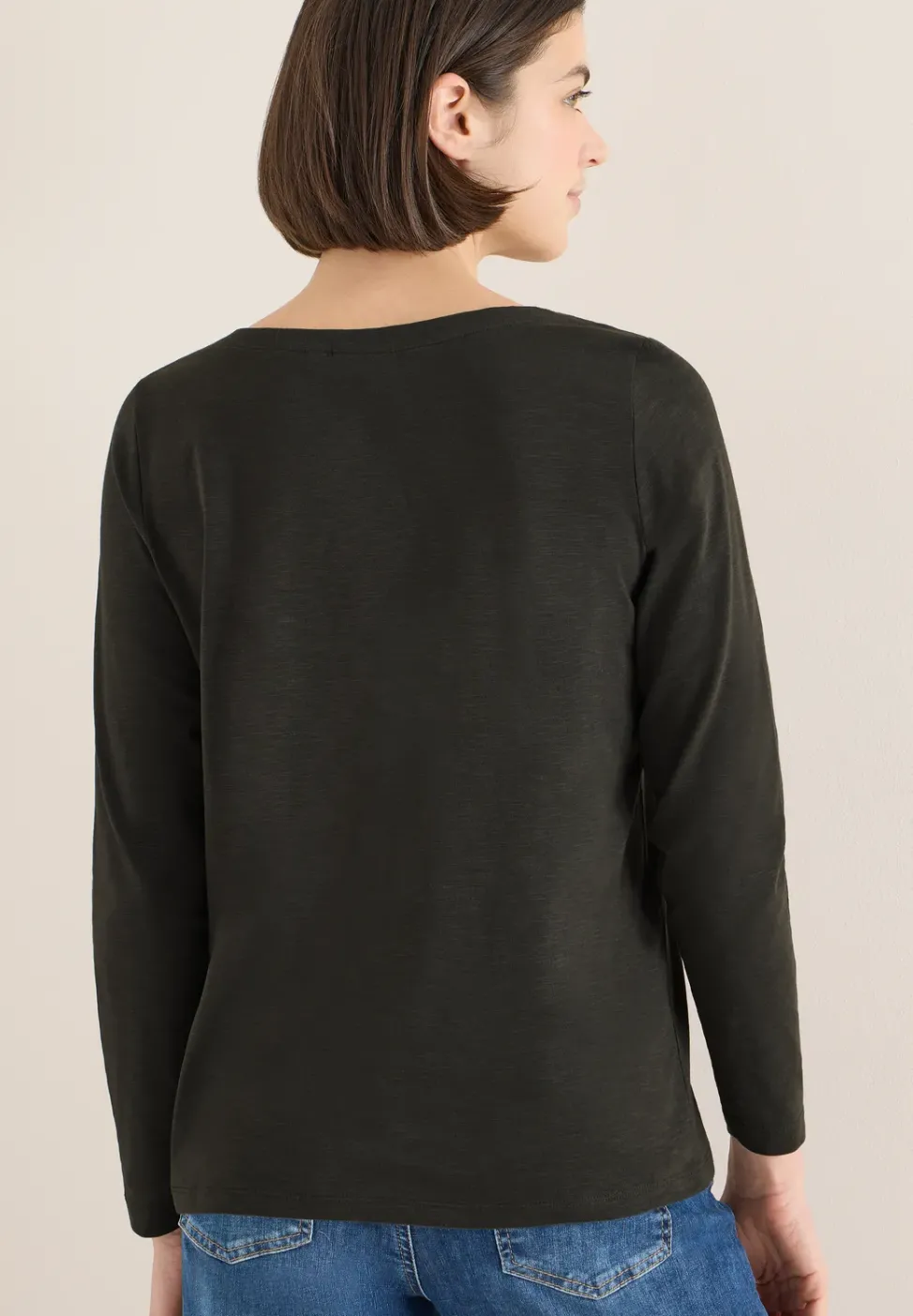 Basic Langarmshirt
