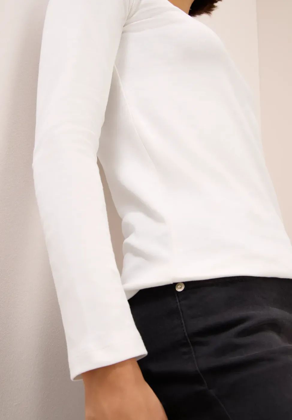Basic Langarmshirt