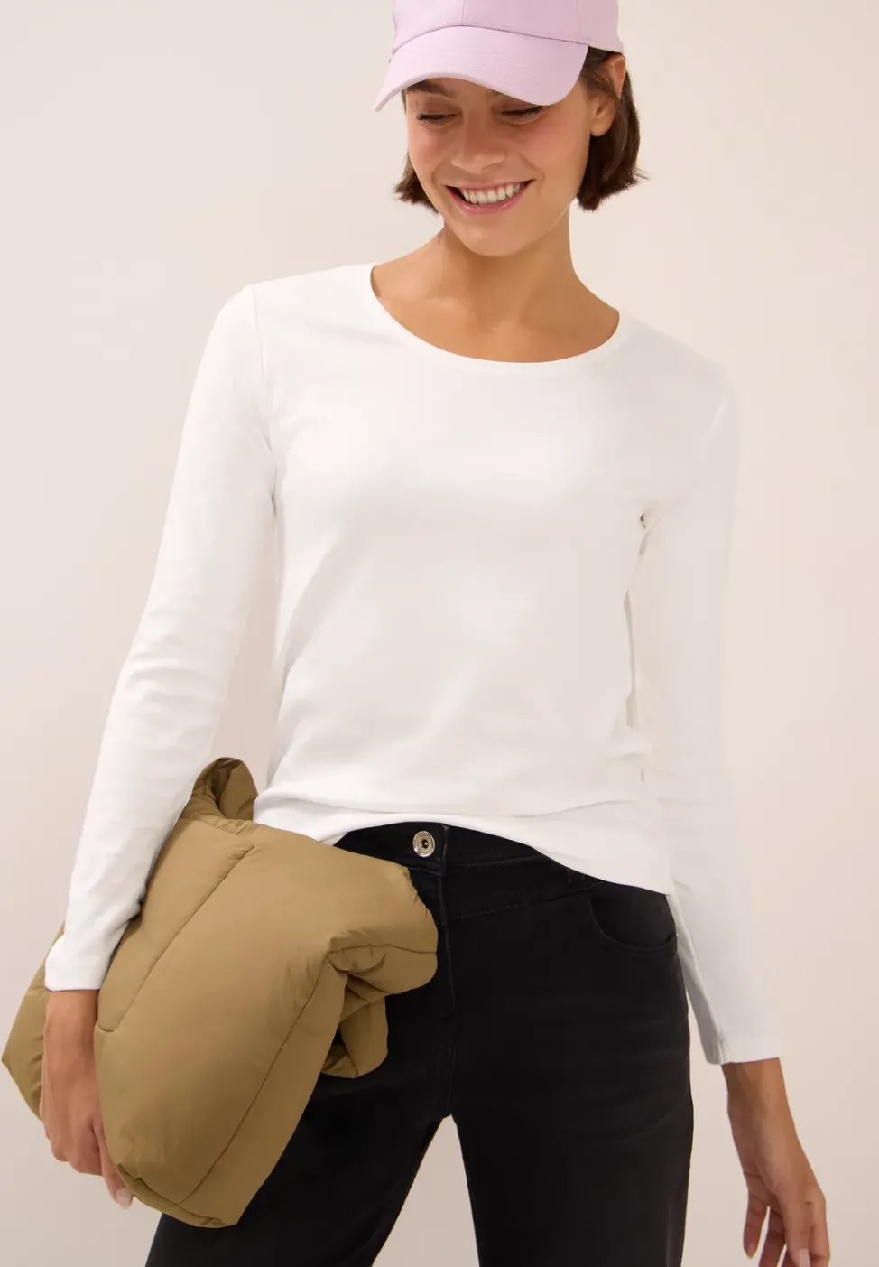 Basic Langarmshirt