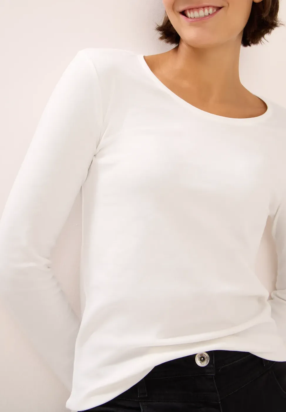 Basic Langarmshirt