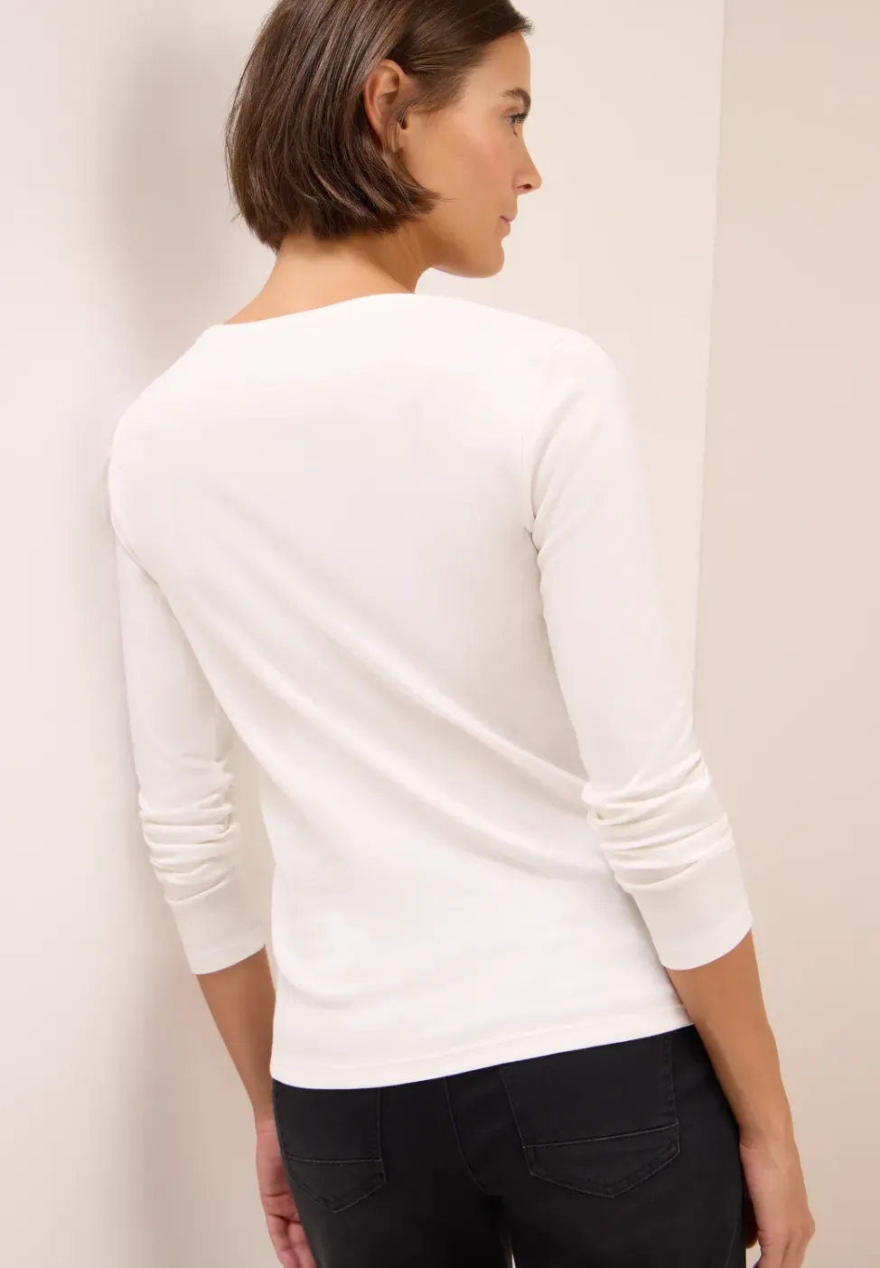 Basic Langarmshirt