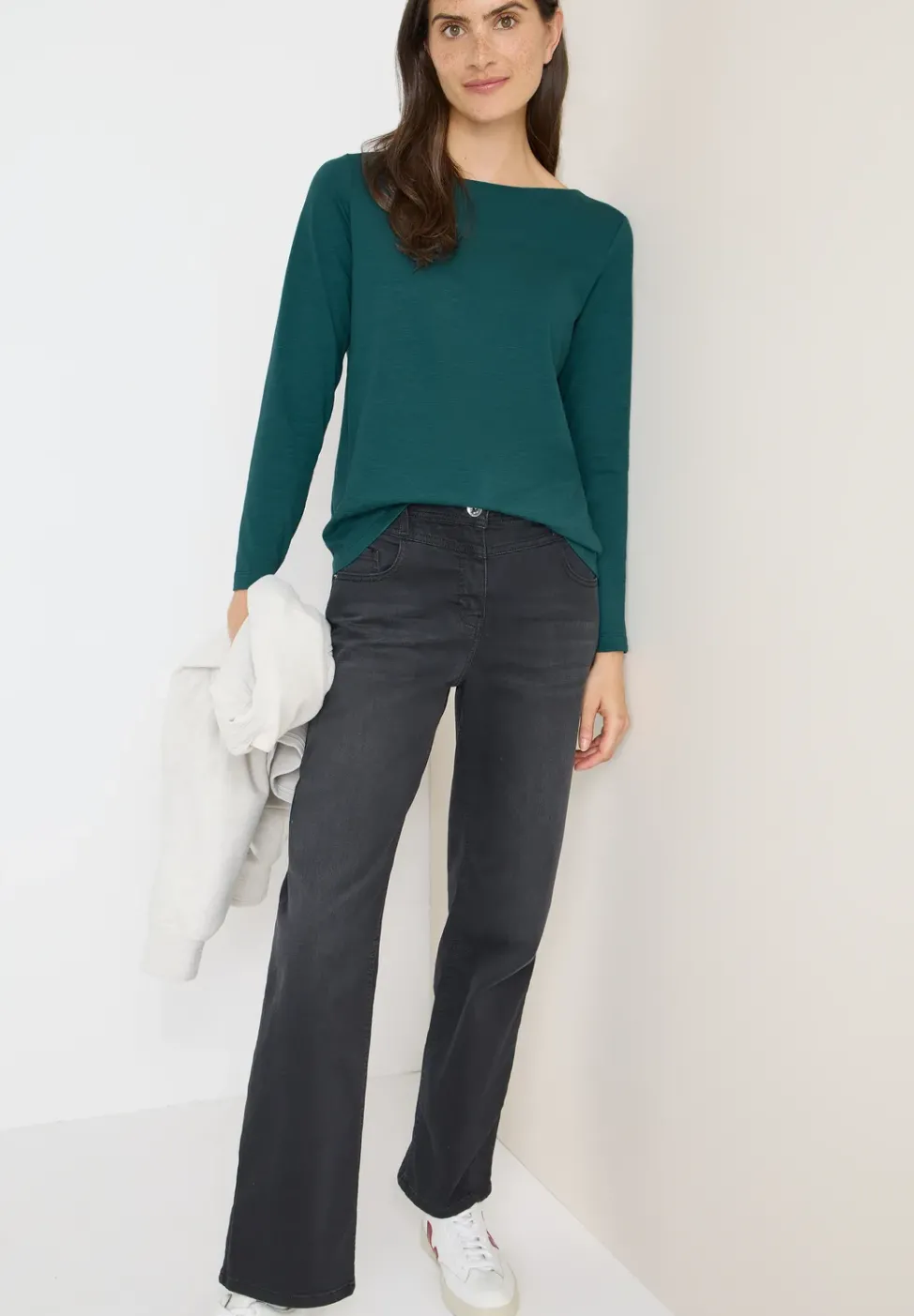 Basic Langarmshirt