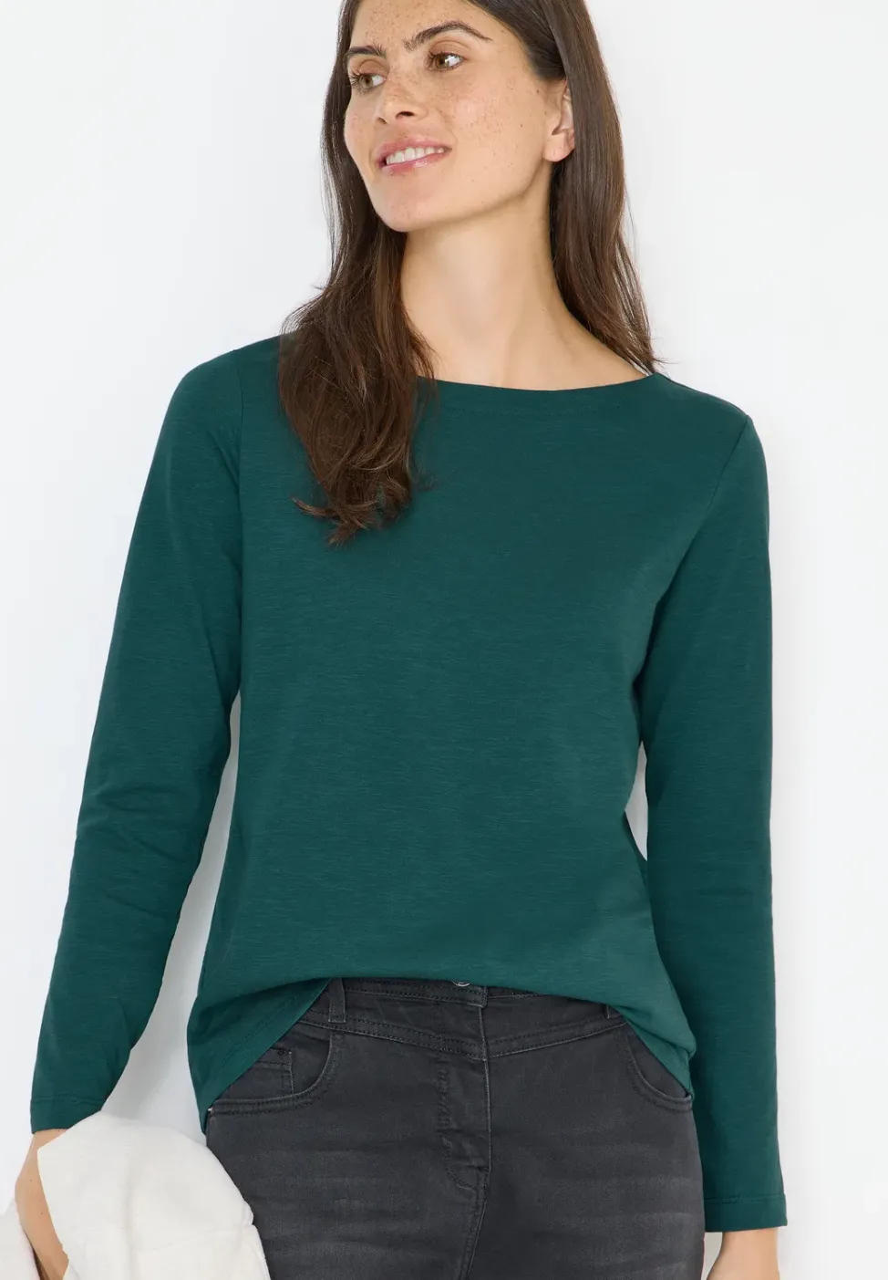 Basic Langarmshirt