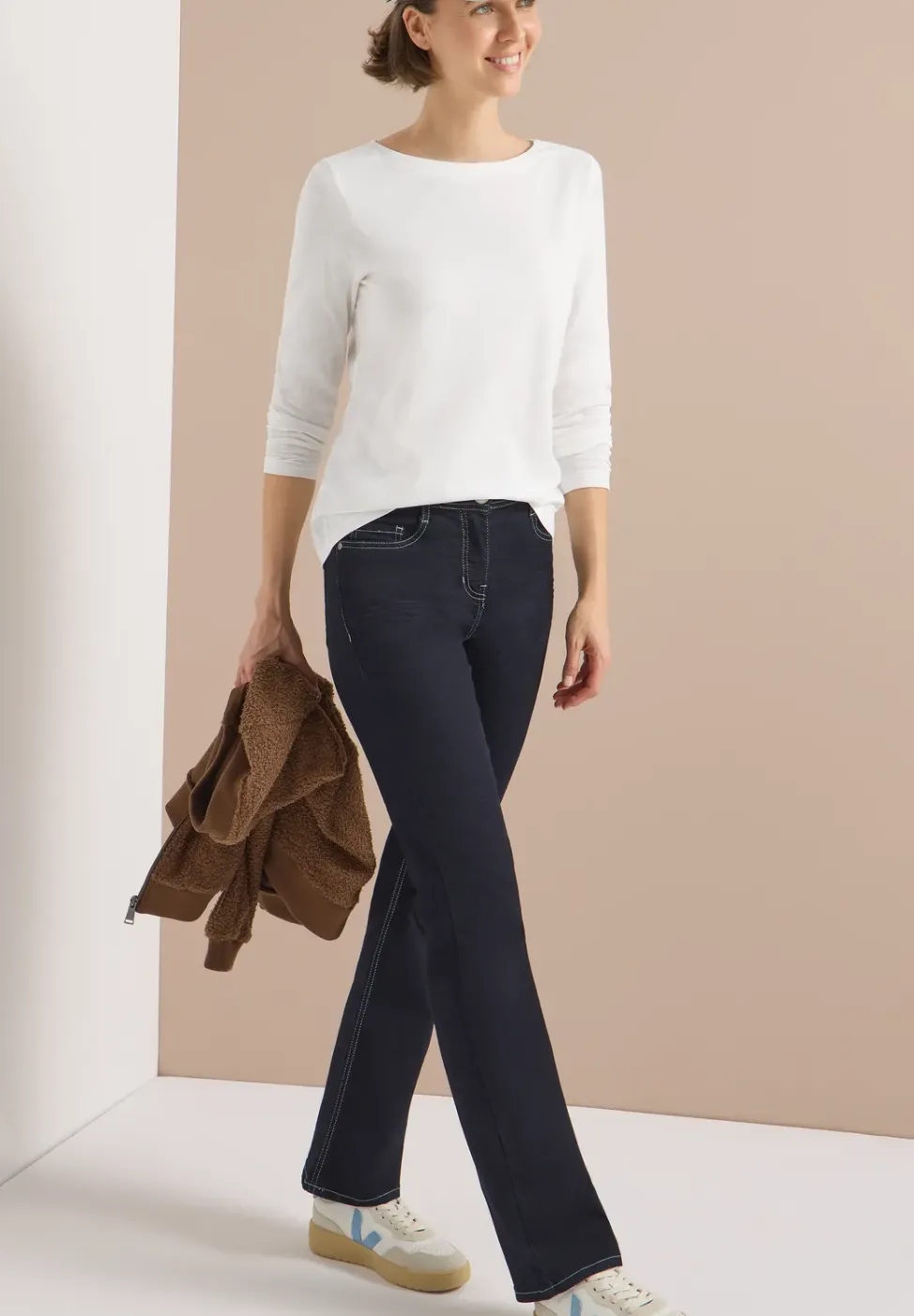 Basic Langarmshirt