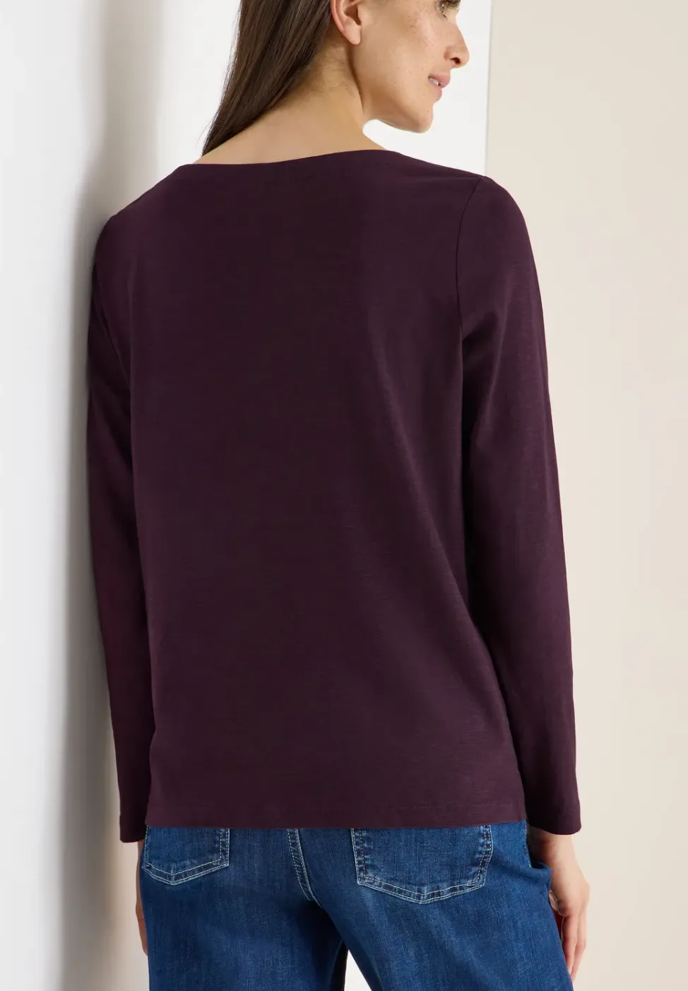 Basic Langarmshirt