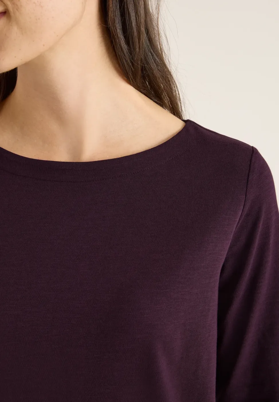 Basic Langarmshirt