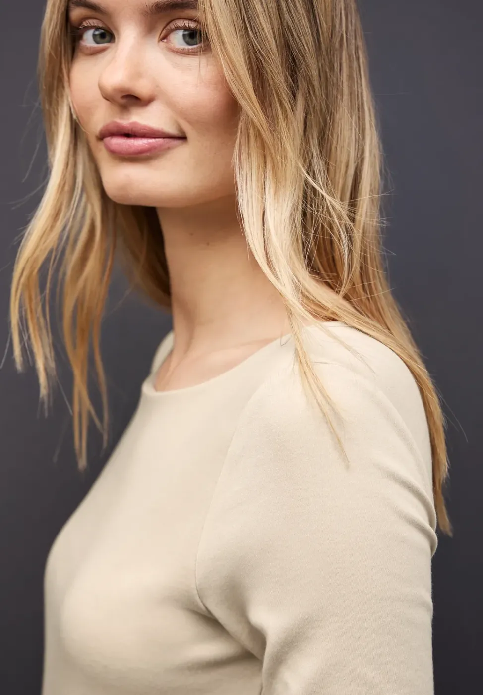Basic Langarmshirt