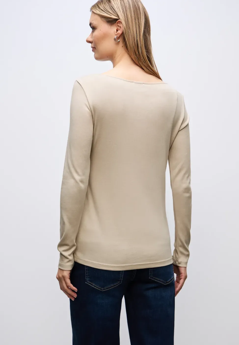 Basic Langarmshirt