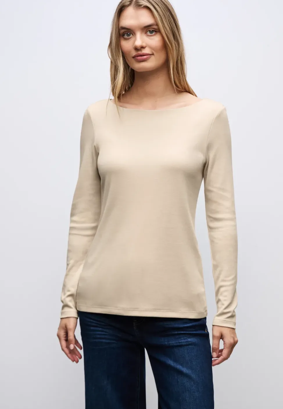 Basic Langarmshirt
