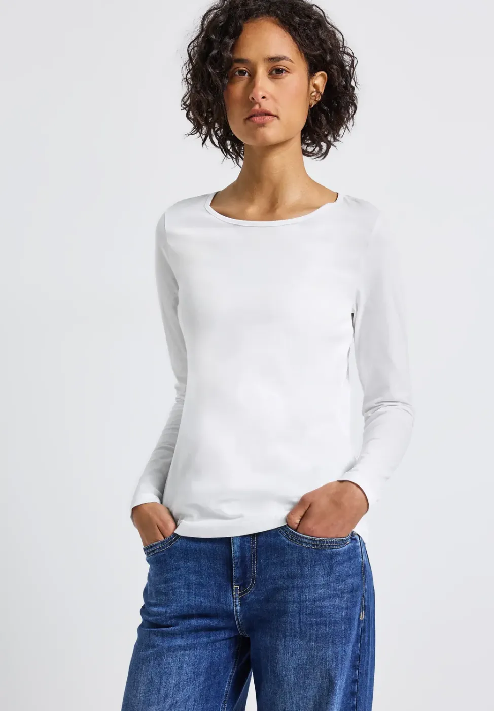 Basic Langarmshirt