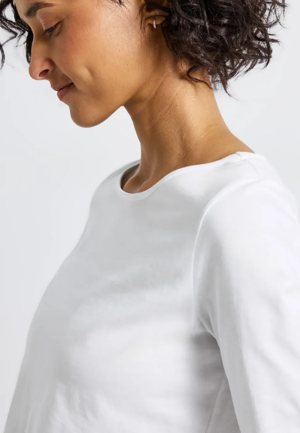 Basic Langarmshirt