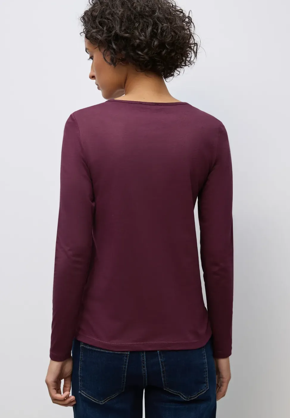 Basic Langarmshirt