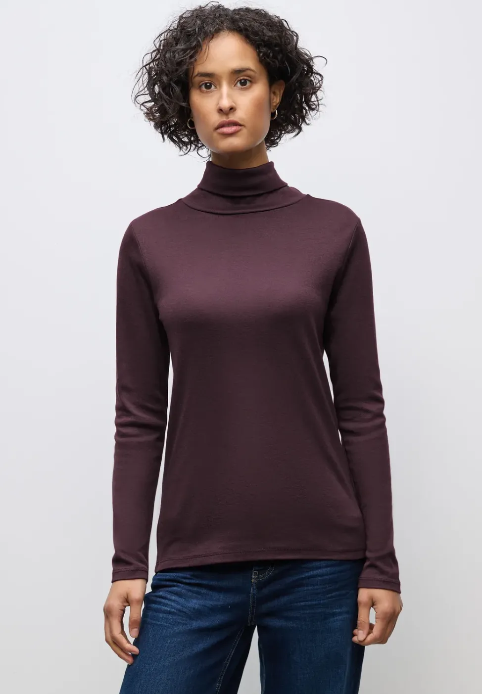 Basic Rollkragenshirt