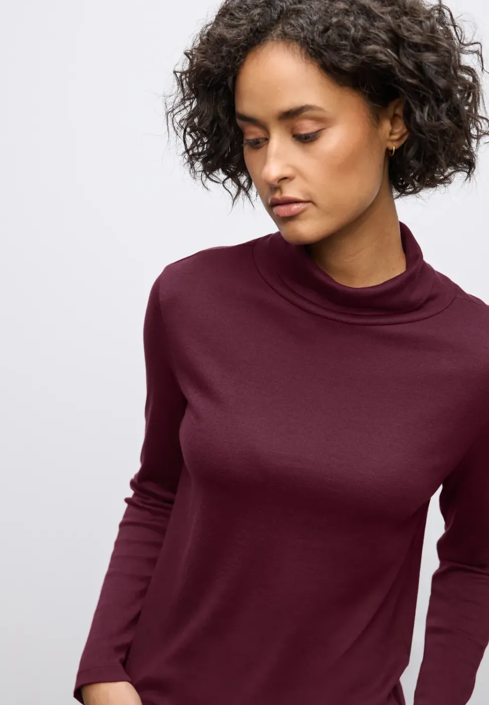 Basic Rollkragenshirt