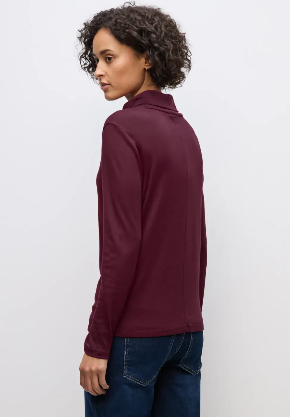 Basic Rollkragenshirt
