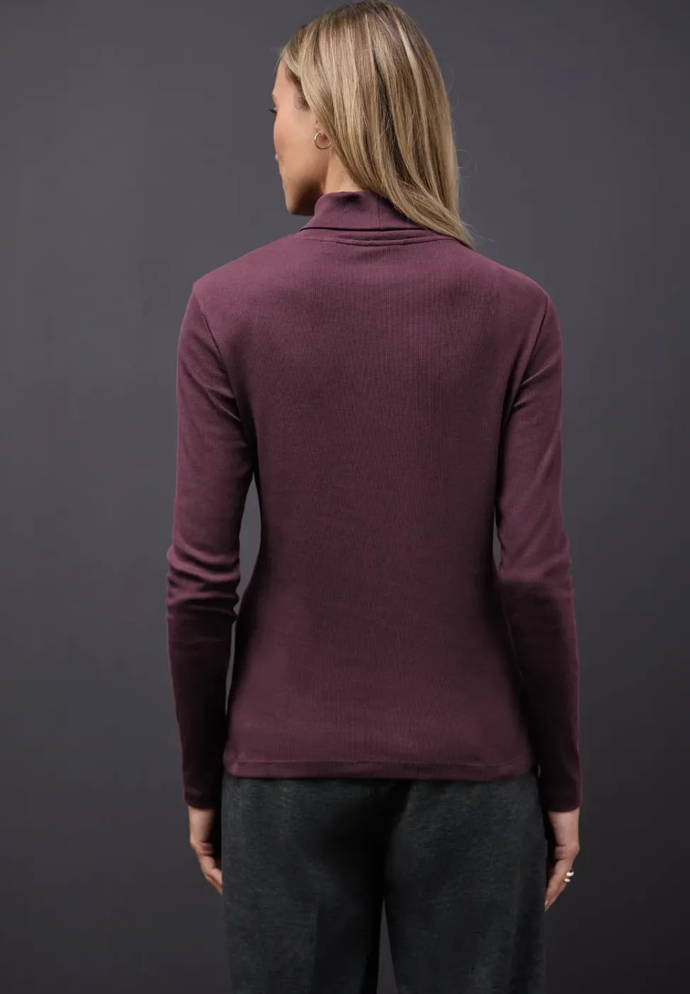 Basic Rollkragenshirt