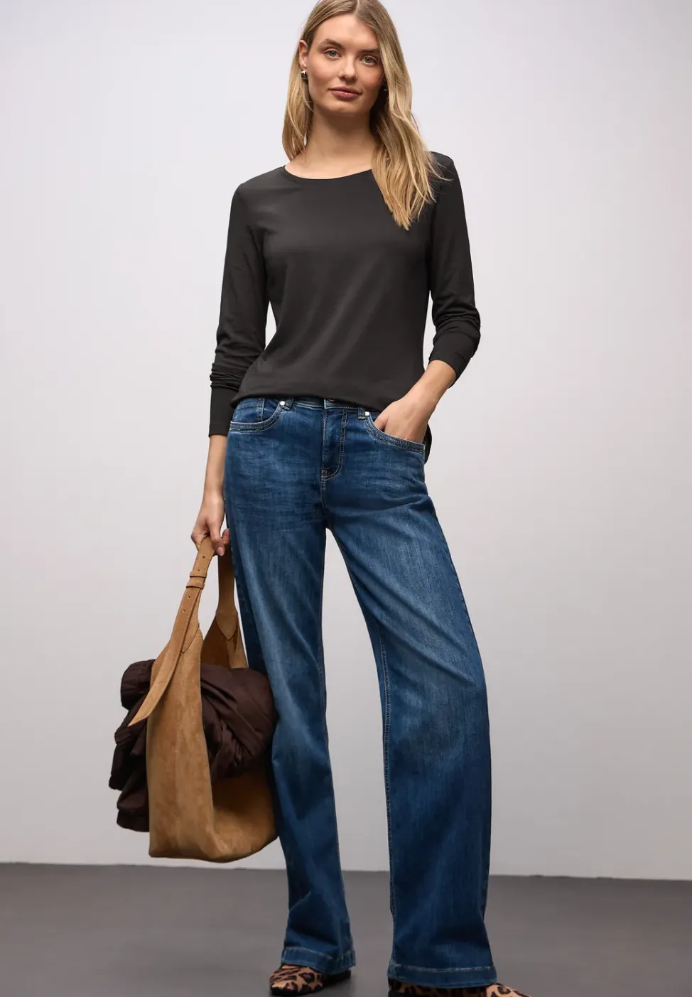 Basic Rundhalsshirt