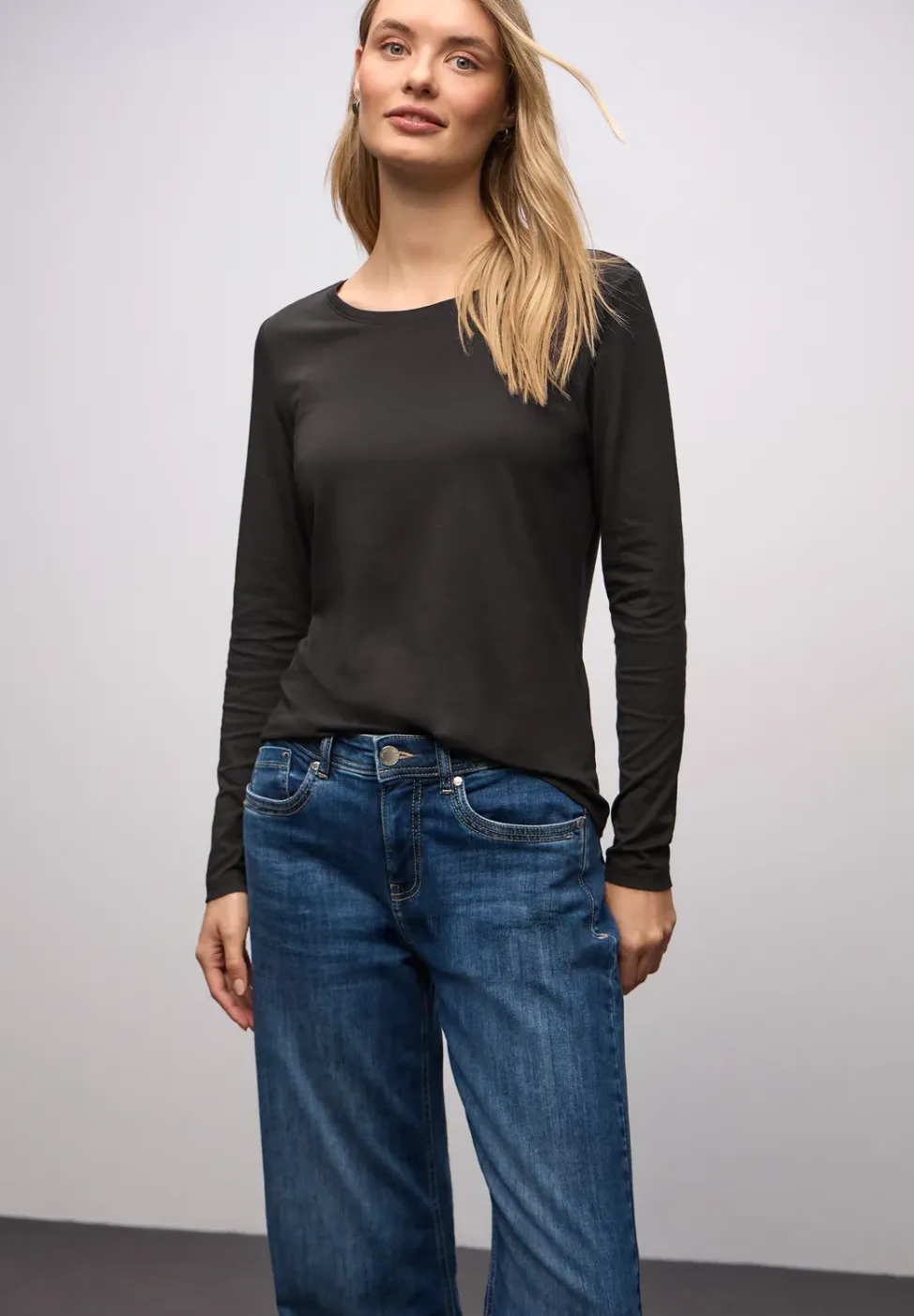 Basic Rundhalsshirt