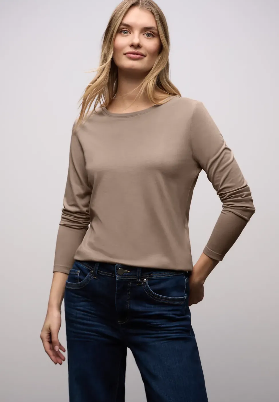 Basic Rundhalsshirt