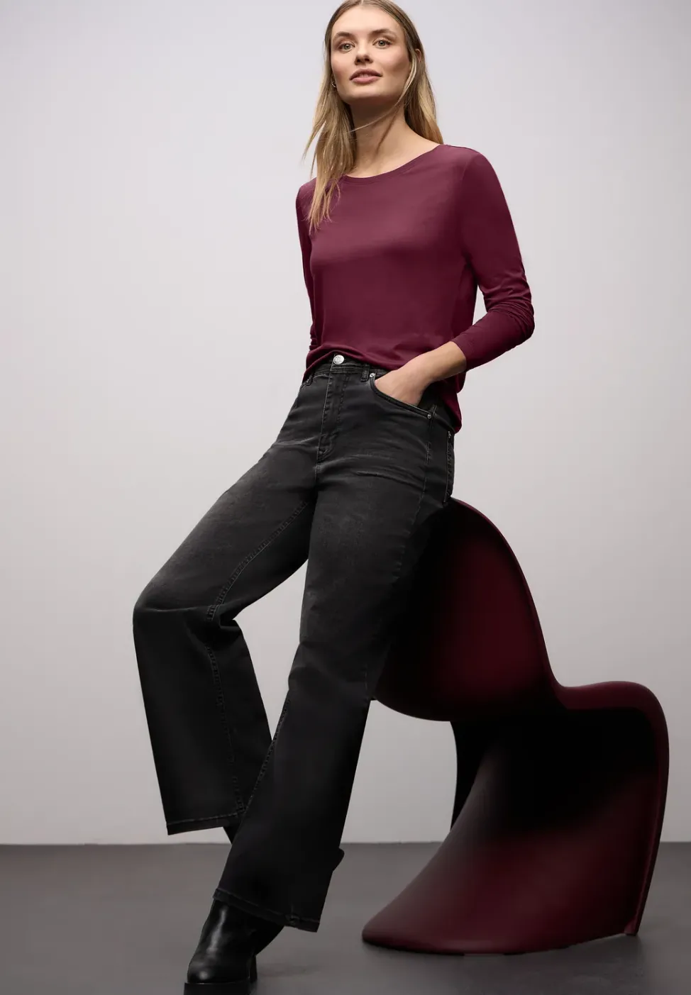Basic Rundhalsshirt
