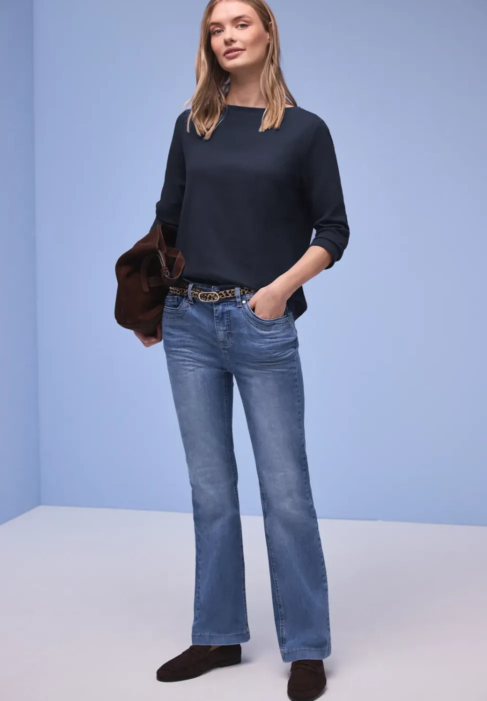 Basic Shirt aus reiner Baumwolle
