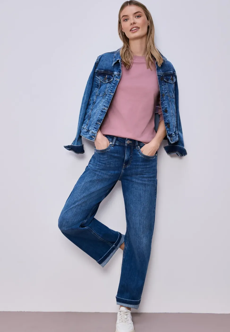 Basic Shirt aus reiner Baumwolle