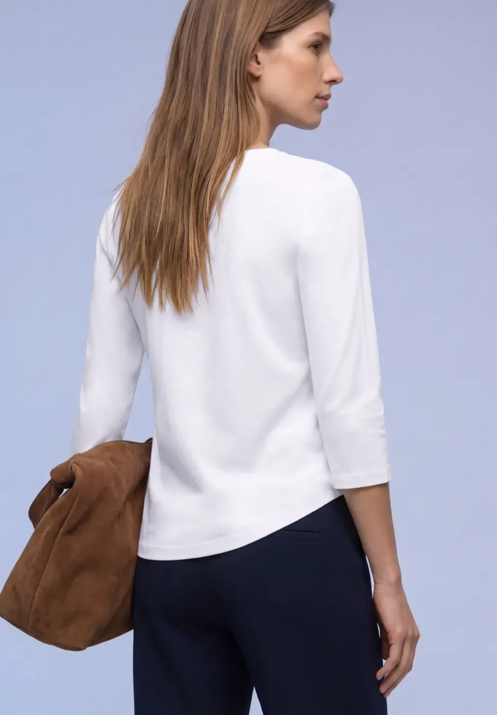 Basic Shirt aus reiner Baumwolle