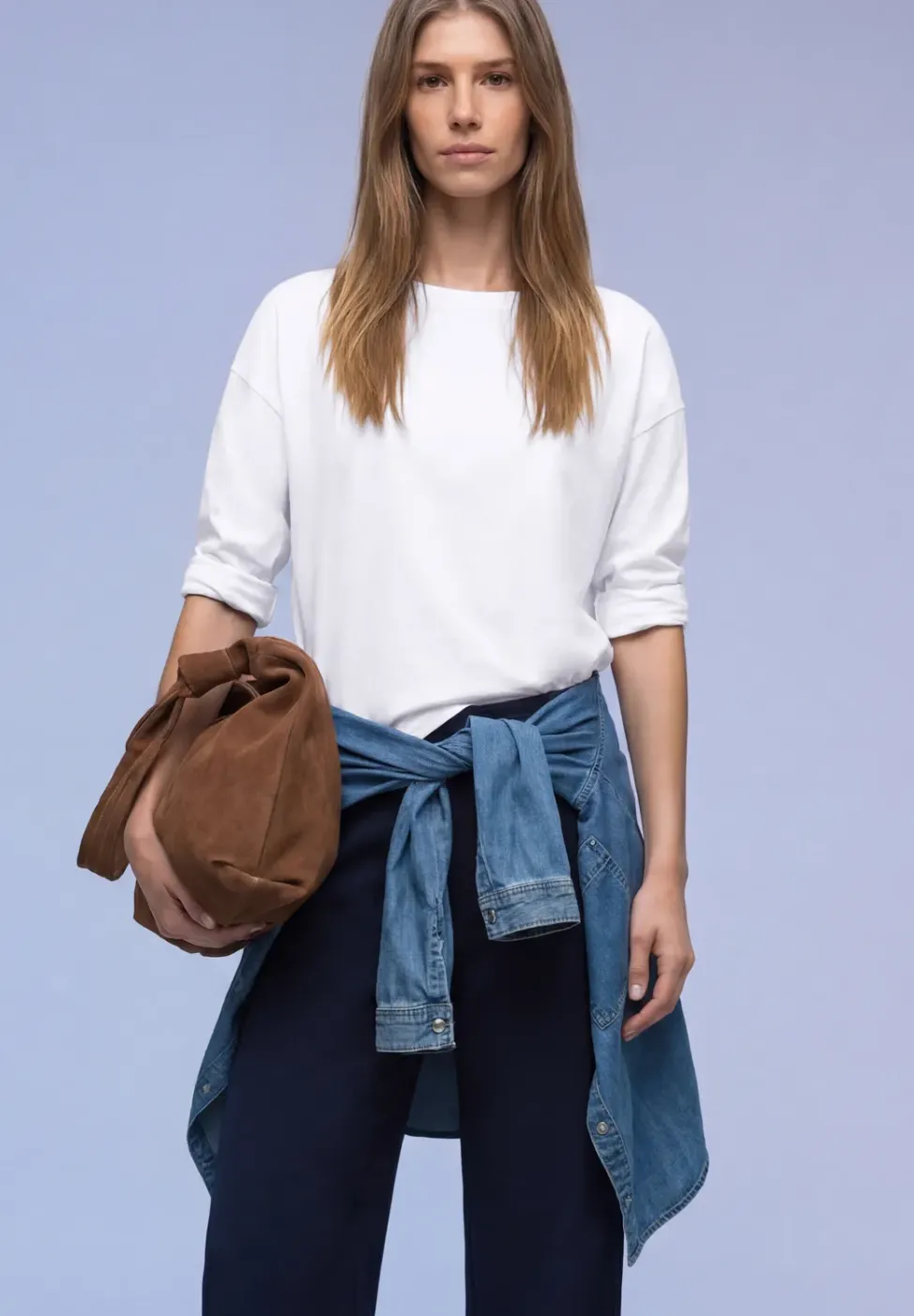 Basic Shirt aus reiner Baumwolle