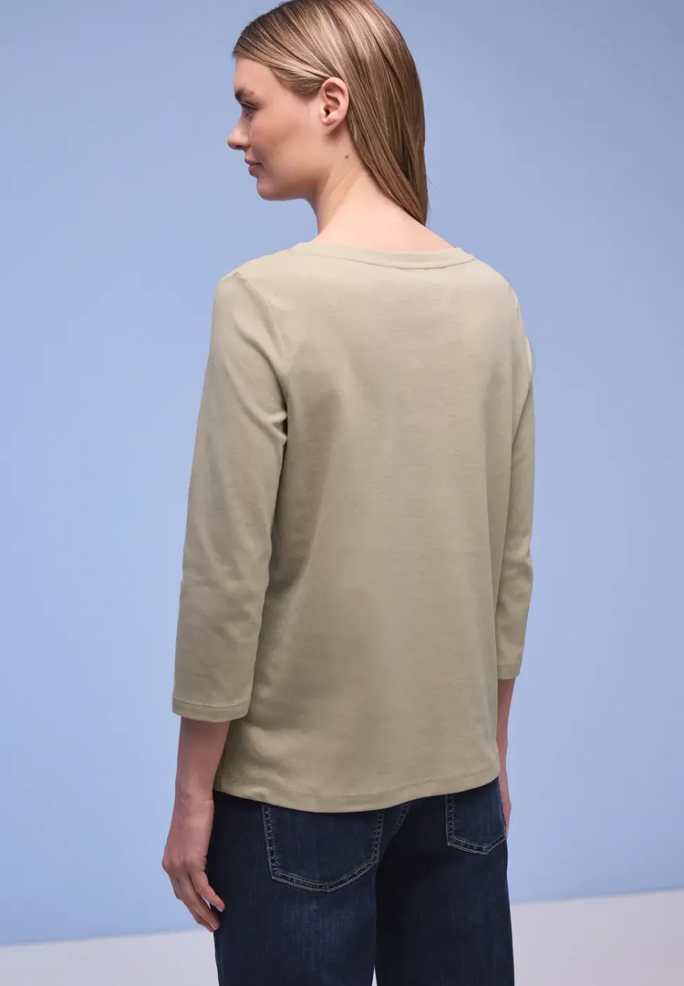 Basic Shirt aus reiner Baumwolle